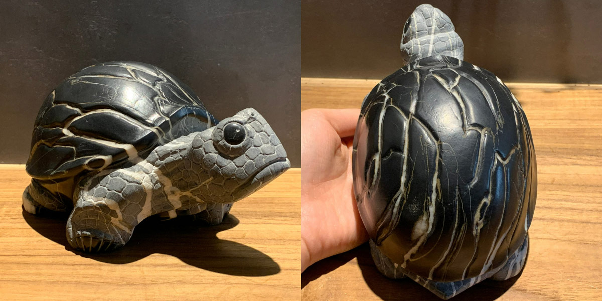 tortoise sculpture matte